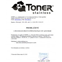 certifikat TONER 